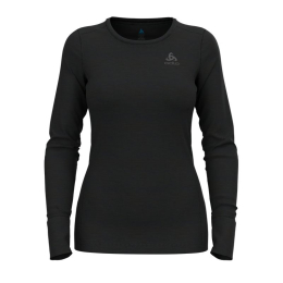 T-shirt Femme Merino 200 Black - Tee Shirt Ml | Odlo