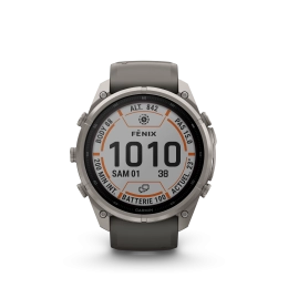 Fenix 9 Pro 51mm Solar Inreach Titane Pebble Grey - Gps | Garmin
