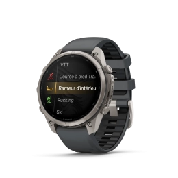 Fenix 9 Pro 47mm Amoled Inreach Titane graphite noir - Gps | Garmin