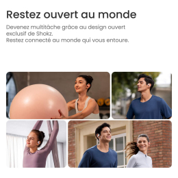 Openfit Air Noir - Casques Audio | Shokz