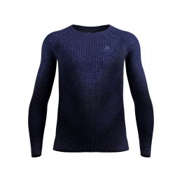 T-shirt Top Crew Performance Warm Blackcomb Skipper Blue