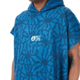 Poncho Tasman Blue Flower Print - Poncho | Picture Organic Clothing