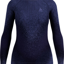 T-shirt Femme Top Crew Performance Warm Blackcomb Skipper Blue