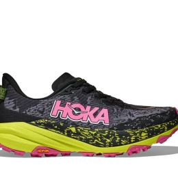 Speedgoat 6 Femme Black Neon Citrus - Chaussures | Hoka