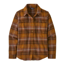 Chemise Femme Fjord Flannel Camper Shelter Brown - Chemise | Patagonia