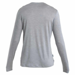 M Mer 125 Cool-lite Sphere III Ls T-shirt Metro Hthr | Icebreaker