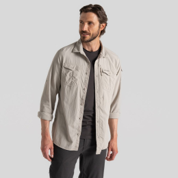 Chemise Nosilife Adventure Long Sleeved III Parchment | Craghoppers