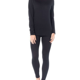 W 200 Oasis Ls Crewe Black - Tee Shirt Ml | Icebreaker