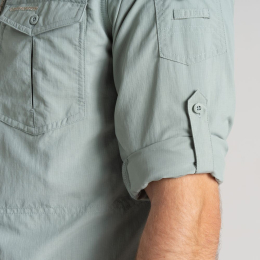 Chemise Nosilife Adventure Long Sleeved III Lichen Green | Craghoppers