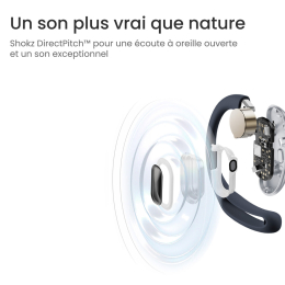Openfit Air Noir - Casques Audio | Shokz
