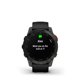 Epix Sapphire Titane Black Dlc – Bracelet Noir | Garmin