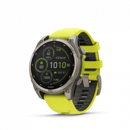Fenix 8 47mm Solar Sapphire Titane Graphite - Gps Running | Garmin