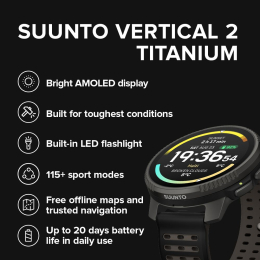 Suunto Vertical 2 Titanium Black