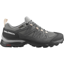 X Ward Leather Gtx Femme Vintage Gull / Black / Ebony | Salomon