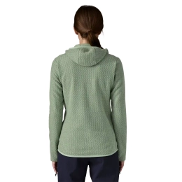 Veste Polaire A Capuche Femme R1 Air Ellwood Green | Patagonia