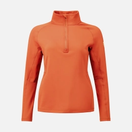 Polaire Femme Mid Layer Stretch Orange Flame