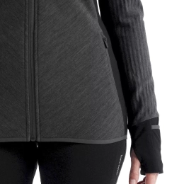 Descender Femme Jet Heather Black - Veste | Icebreaker