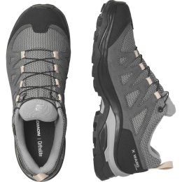 X Ward Leather Gtx Femme Vintage Gull / Black / Ebony | Salomon