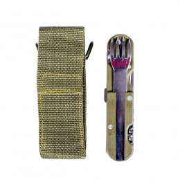 Couteau Bivouac + Housse - Couverts | Cao