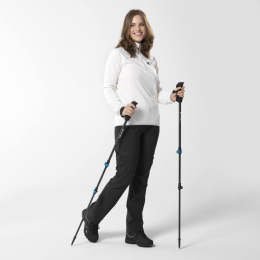 Pantalon Femme Trekker Stretch Zip Off Black - Pantalon | Millet