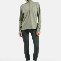 T-shirt 1/2 Zip Femme Essential Thermal Shadow