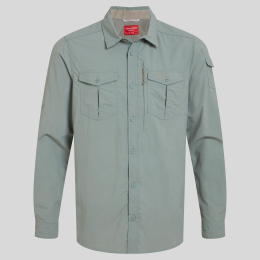 Chemise Nosilife Adventure Long Sleeved III Lichen Green | Craghoppers