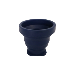 Gobelet Pliant 75 Ml Bleu Nuit - Assiette - Verre | Azimut Outdoor