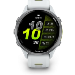 Forerunner 970 Whitestone / Amp Yellow - Gps | Garmin