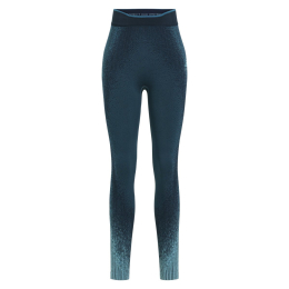 Collant Long Femme Performance Warm Blackcomb Provincial Blue | Odlo