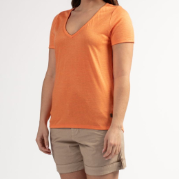 T-shirt Femme Perel Orange - Tee Shirt Mc | Sun Valley