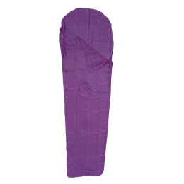 Drap de sac 100% soie Mummy Violet - Azimut Outdoor
