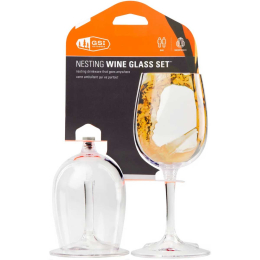 2 Verres A Vin Nesting - Assiette - Verre | Gsi