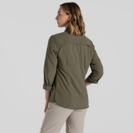 Chemise Femme Nosilife Adventure III Wild Olive | Craghoppers