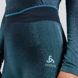 Collant Long Femme Performance Warm Blackcomb Provincial Blue | Odlo