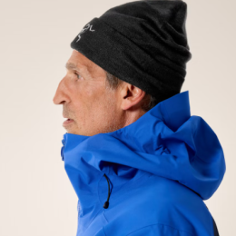 Bonnet Embroidered Bird Toque Black Arcteryx
