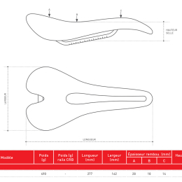 E-trk Gel - Selle / Couvre Selle | Smp