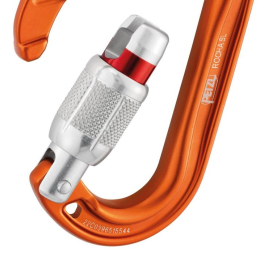 Rocha Screw Lock Orange - Mousquetons | Petzl