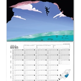 2026 Climbing Calendar With Daily Workout Tracker - Librairie