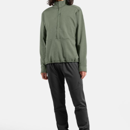 Polaire Grid Fleece 1/2 Zip Shadow Melange