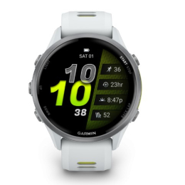 Forerunner 970 Whitestone / Amp Yellow - Gps | Garmin