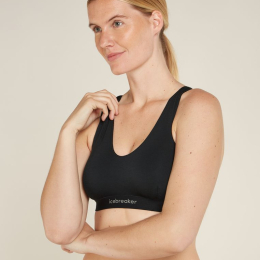 Brassiere Mer 125 Cool-lite Sprite Racerback Black | Icebreaker