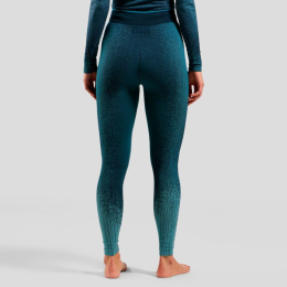 Collant Long Femme Performance Warm Blackcomb Provincial Blue | Odlo