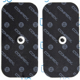 2 Electrodes 1 Snaps 5*10cm - Accessoire Electrostimulation | Compex