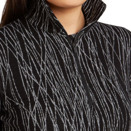 T-Shirt Femme Mer 260 Vertex Delta Aop Black Snow