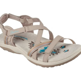 Sandale Reggae Slim Taupe - Sandales | Skechers