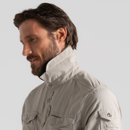 Chemise Nosilife Adventure Long Sleeved III Parchment | Craghoppers