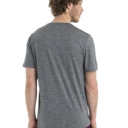 T-shirt Tech Lite II Tech Head Gritstone - Tee Shirt Mc | Icebreaker