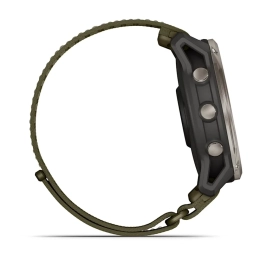 Enduro 4  Solar  51mm  Sapph/tit Silver / Nylon Comf Fit Olive + - Gps
