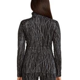 T-Shirt Femme Mer 260 Vertex Delta Aop Black Snow