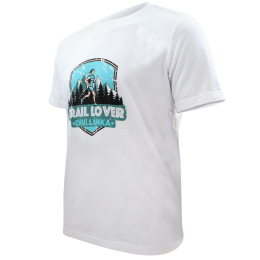 T-shirt Trail Lover Blanc - Tee Shirt Mc | Chullanka
